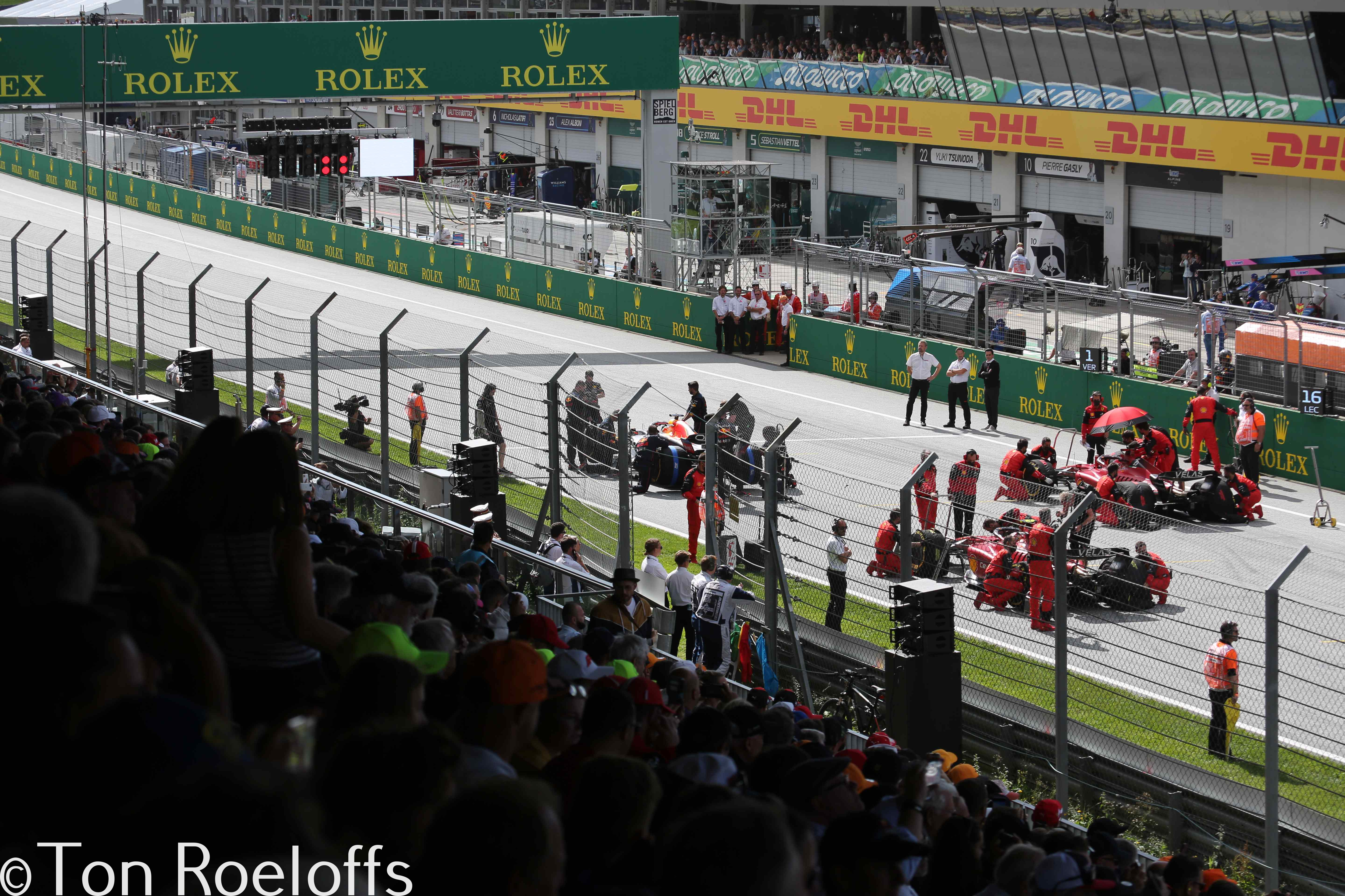 Verstappen pitbox